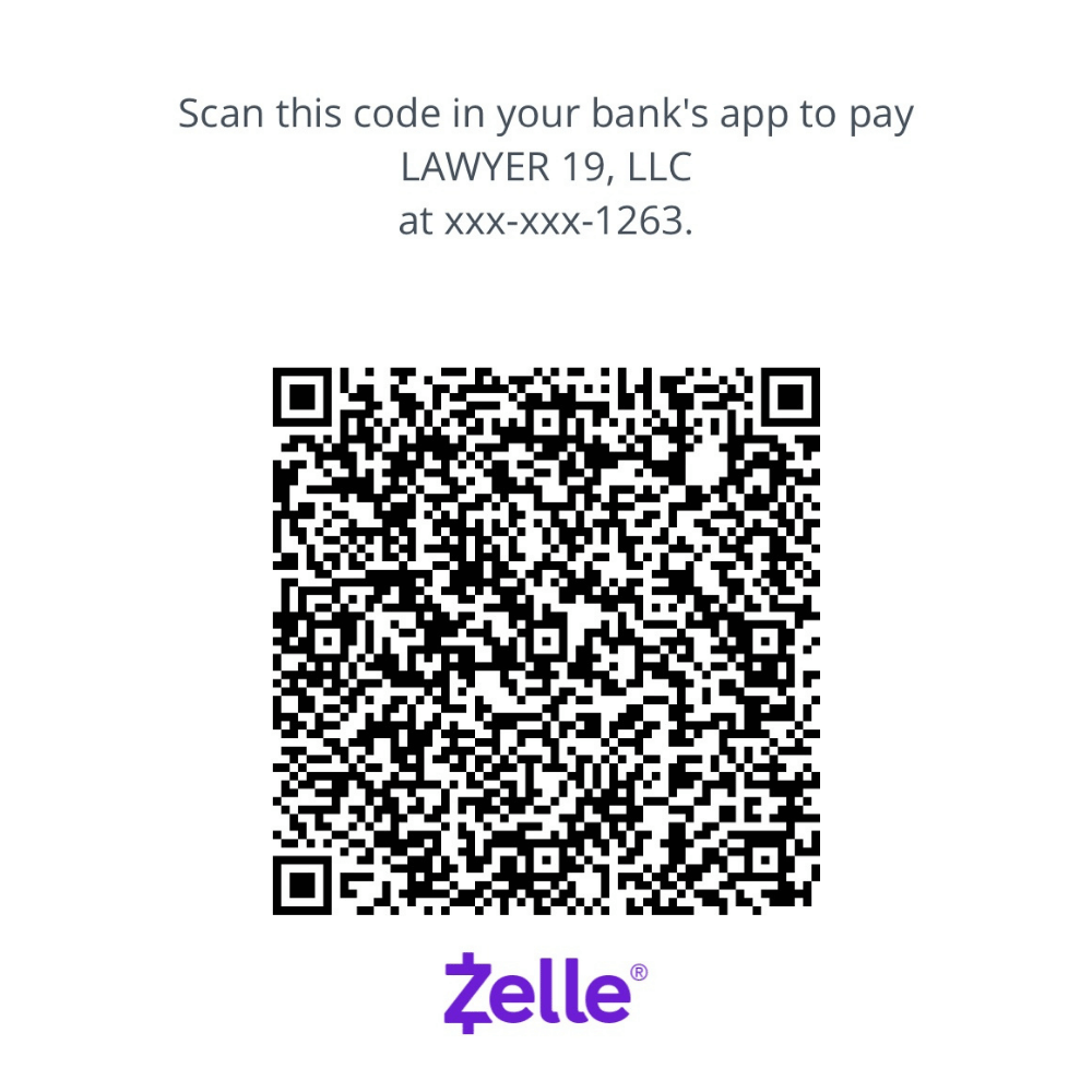 Zelle QR code